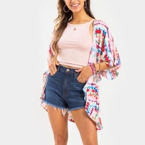 NWT! Multi colored gorgeous kimono